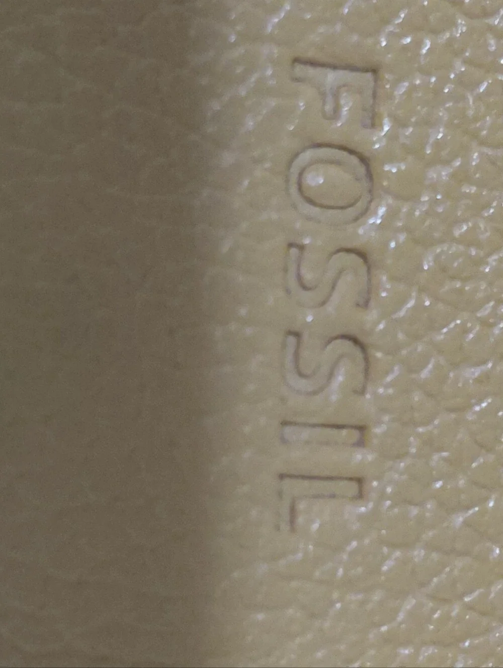 Fossil Mustard Yellow Crossbody Bag